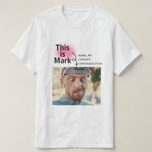 Minimal and Funny Custom Add Photo With Text T-Shirt