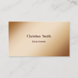 Minimal and modern beige Business Card