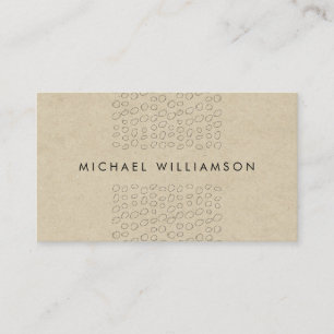 Minimal and Modern Designer Scribble Circles II Business Card