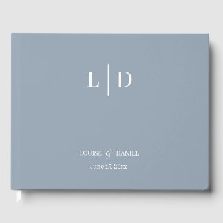 Minimal and Simple Personalized Wedding Guest Book