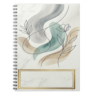 minimal art notebook