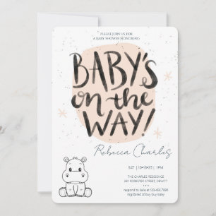 Minimal Baby Shower Invitation