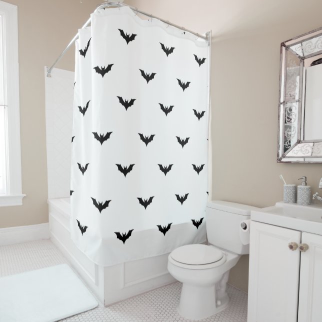 Minimal Bat Gothic Bathroom Design  (In Situ)