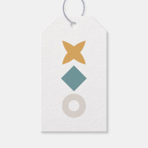 Minimal Bauhaus Baby Shower Gift Tags