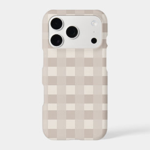 Minimal Beige Checkerboard Design