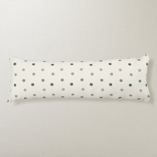 Minimal Beige & Grey Baby Body Pillow