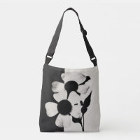 Minimal Black and White Floral Pattern