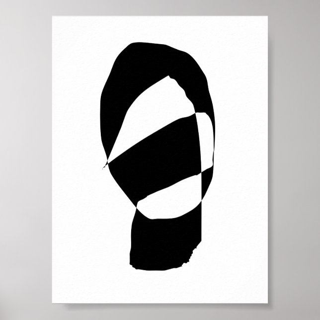 Minimal Black and White Poster (Front)