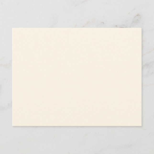 Minimal Blank Color  Postcard (Front)