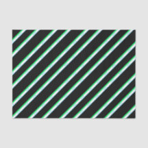 Minimal Blue Green Black Stripe Japanese Text