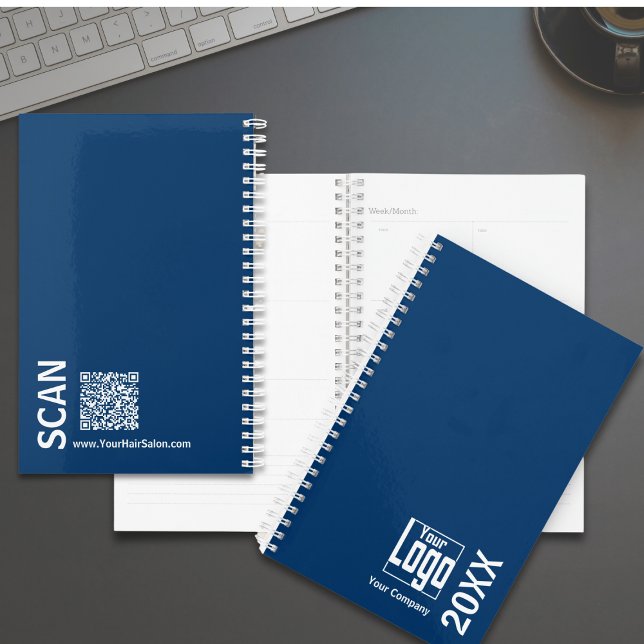 Minimal Blue White Small Business Appointment Book Planner (Minimal Blue White Small Business Appointment Book Planner)