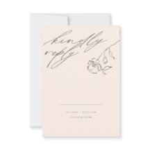 Minimal Blush Delicate Fine Art Floral Wedding