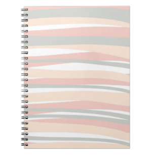 Minimal Boho Chic Abstract Lines Notebook