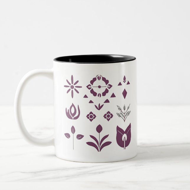 Minimal Boho Style Mug – Modern Neutral Aesthetic  (Left)