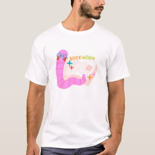 Minimal Book Lover T-Shirt   bookworm