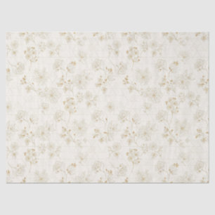 Minimal Botanical Line Art Pattern (2) Tissue Paper