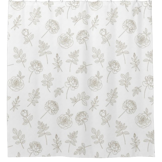 Minimal Botanical Line Art Pattern (8) (Front)