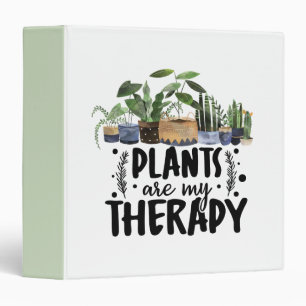 Minimal Botanical Plants Are My Therapy Sage Green Binder
