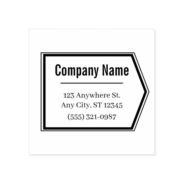 Minimal Business Address Stamp (Imprint)