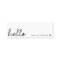Minimal Business Cards | Simple Hello White Mini
