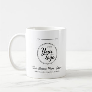 Minimal Business Company Logo Name Year Coffee Mug
