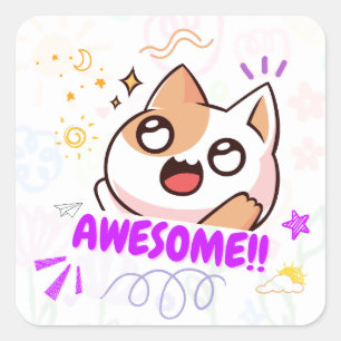 Minimal Cat Lover Sticker purrfect