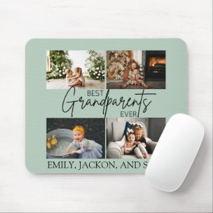 Minimal Chic Best Grandparents Ever Photo Mouse Pad