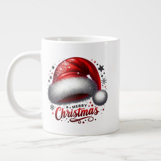 Minimal Christmas Mug | Line Art Tree | KaliraArts (Left)