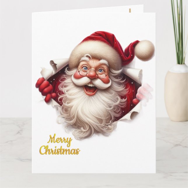 Minimal Christmas Postcard | Line Art Tree | Kalir (Front)