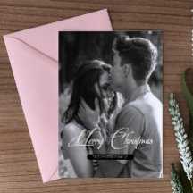 Minimal Christmas | Simple Black and White Photo