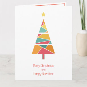 Minimal Christmas tree Christmas card