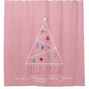 Minimal Christmas Tree Pink Christmas