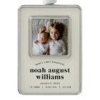 minimal classic baby's first keepsake frame