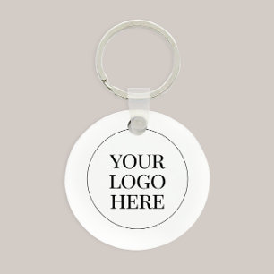 Minimal Classic Business Scannable QR Code Keychain
