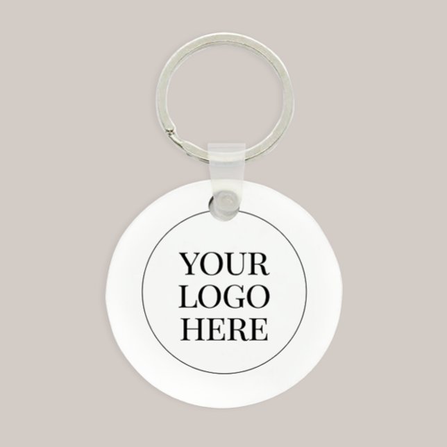 Minimal Classic Business Scannable QR Code Keychain (Creator Uploaded)