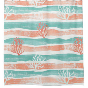 Minimal Coastal Coral Pattern