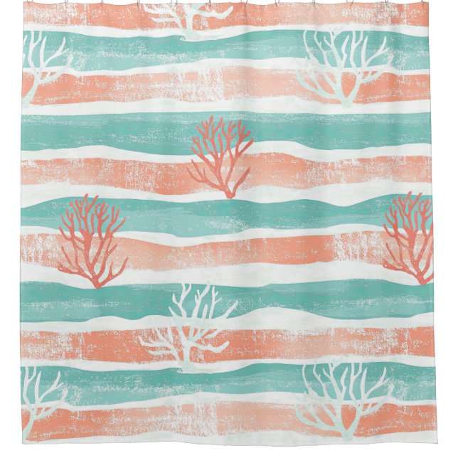 Minimal Coastal Coral Pattern (Front)
