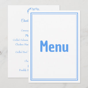 Minimal Coastal Interlocking Rings Menu