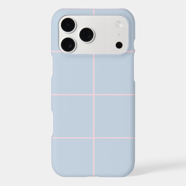 Minimal Colour Grid Check Pattern (Back)