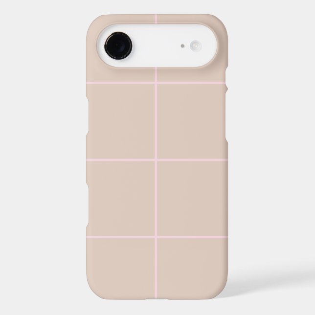 Minimal Colour Grid Check Pattern (Back)