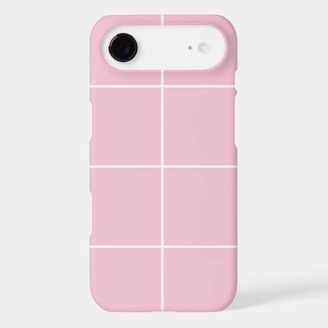 Minimal Colour Grid Check Pattern (Back)