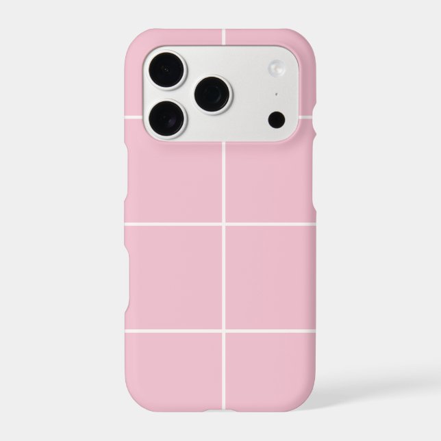 Minimal Colour Grid Check Pattern (Back)