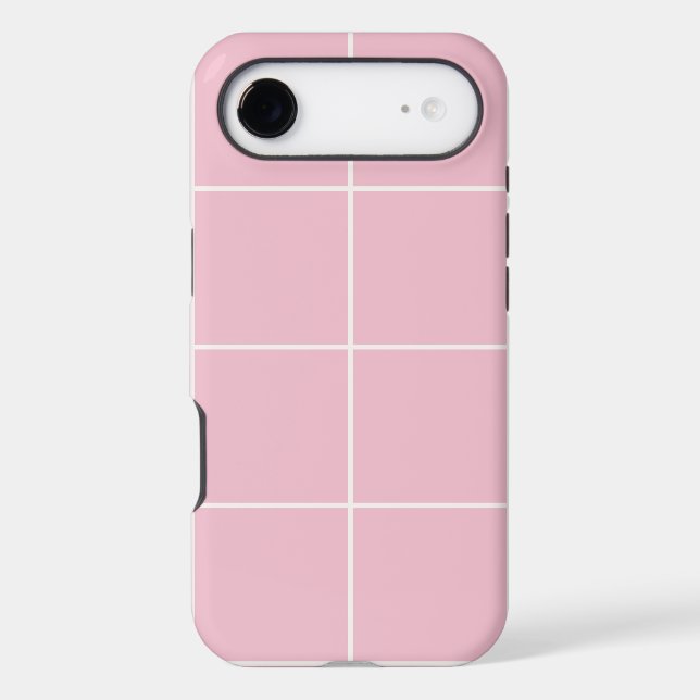 Minimal Colour Grid Check Pattern (Back)
