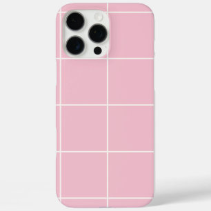 Minimal Colour Grid Check Pattern iPhone 16 Pro Max Case