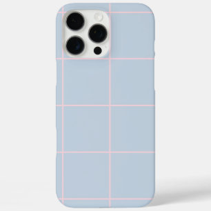 Minimal Colour Grid Check Pattern iPhone 16 Pro Max Case