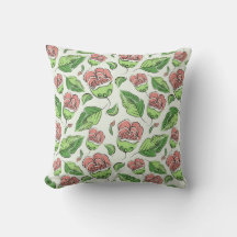 Minimal colourful floral pattern