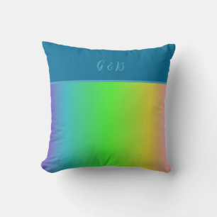 minimal colourful lgbtq gay pride month throw pillow