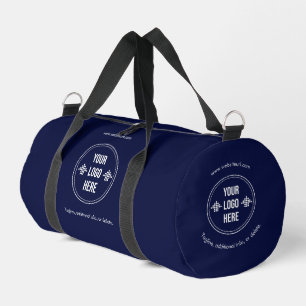 Minimal Custom Company Logo Business Duffle Bag