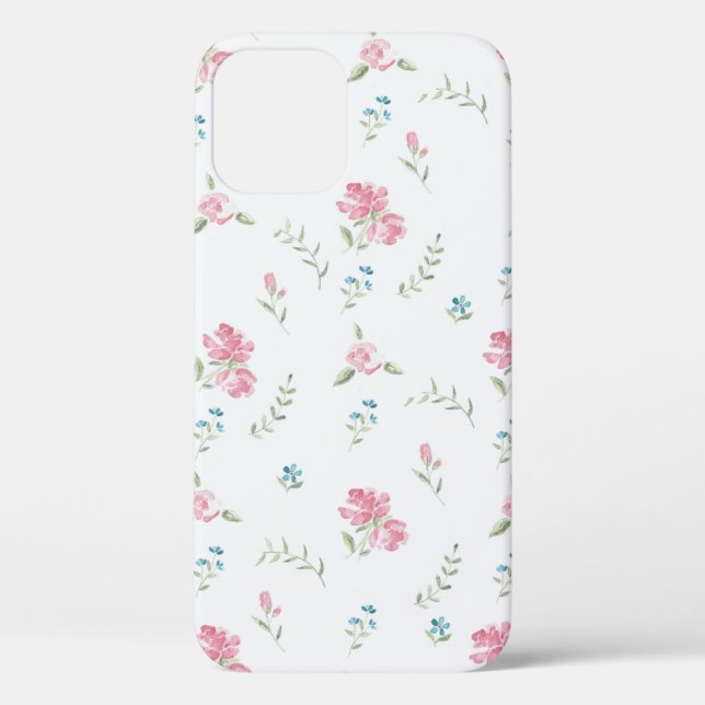 Minimal Custom Floral Photo Case-Mate iPhone Case (Back)