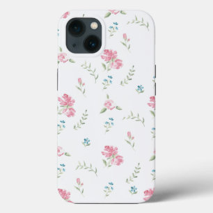Minimal Custom Floral Photo iPhone 13 Case
